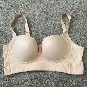 NWOT Magic Bra Magic Deep Cup Fat Hiding Bra - Beige / 38D